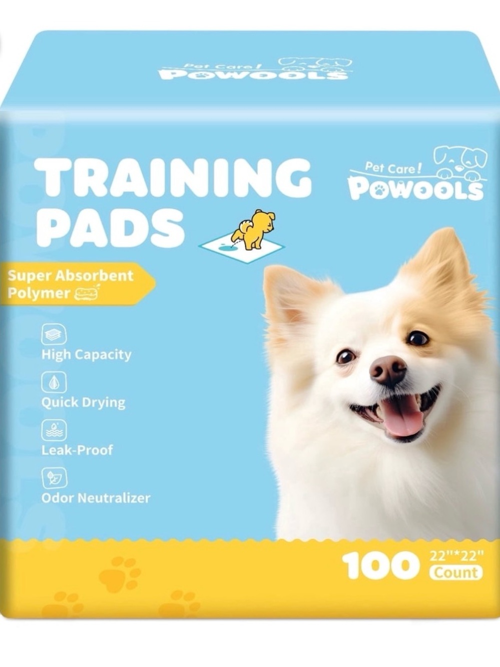 Blue Dog Training Pads - 100 Count